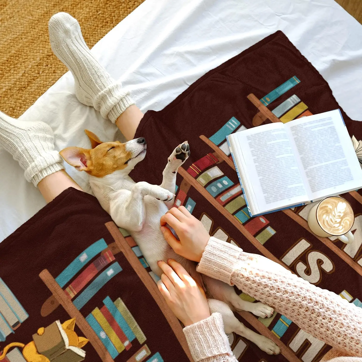 Book Lovers Gifts Blanket Amantes del libro Mantas Throw Book Club for Reading Lover Bookish Literary Gift Ideas Bookworm Gifts 4