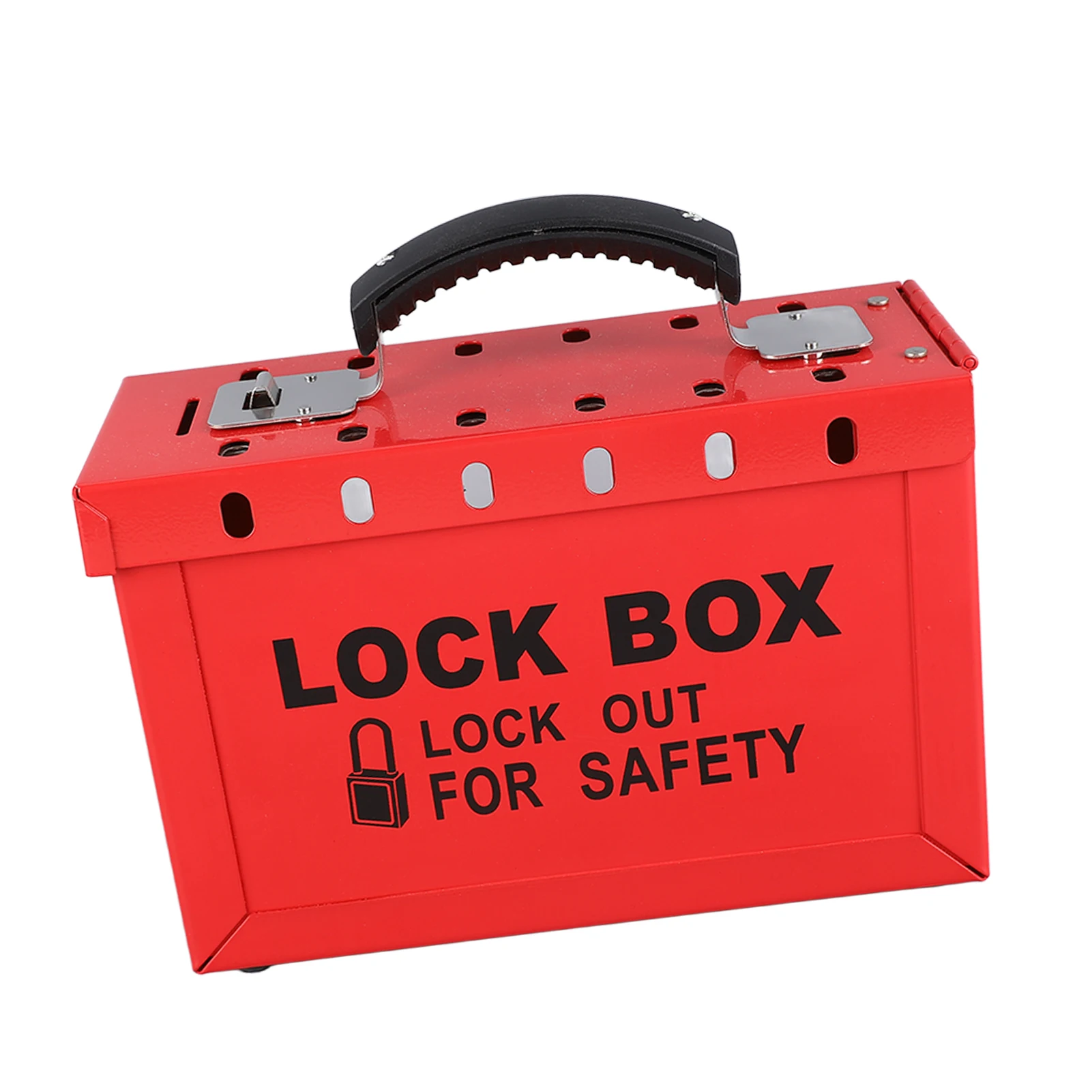 Group lock box portable transparent window safety lockout tagout box for office shopping mall home company group safety lock