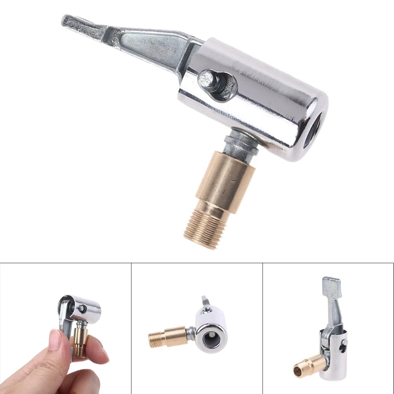 Description Picture 3 of itemPortable Tire Nozzle Clamp Inflatable Pump Connector Car Tire Air Chuck Inflator Compressor Can Be Deflated Valve Adapter