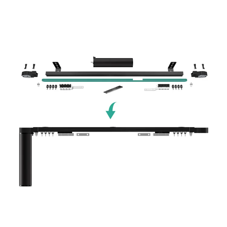 

Wifi Window Curtain Automatic Motor Set Popular Hot Products High Quality Smart Home Curtain