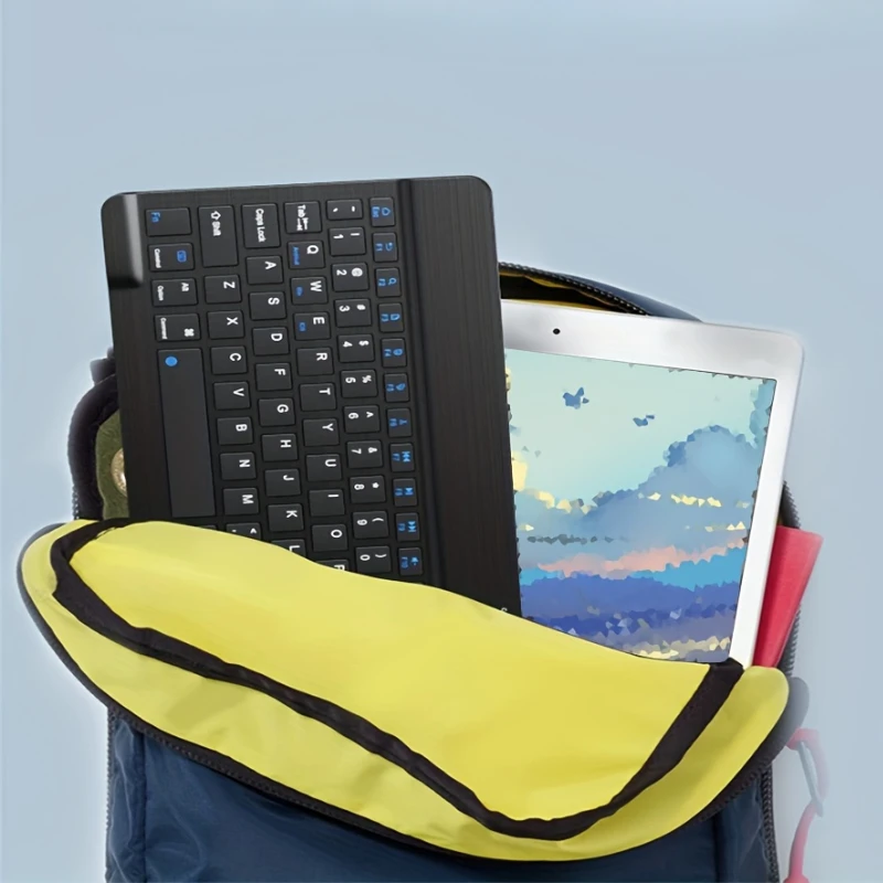 Portable Mini Wireless Keyboard Rechargeable Ultra-Slim Design