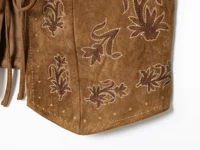 ZERAINS Autumn new women's clothing European and American style bead embroidery suede texture effect vest - Image 6