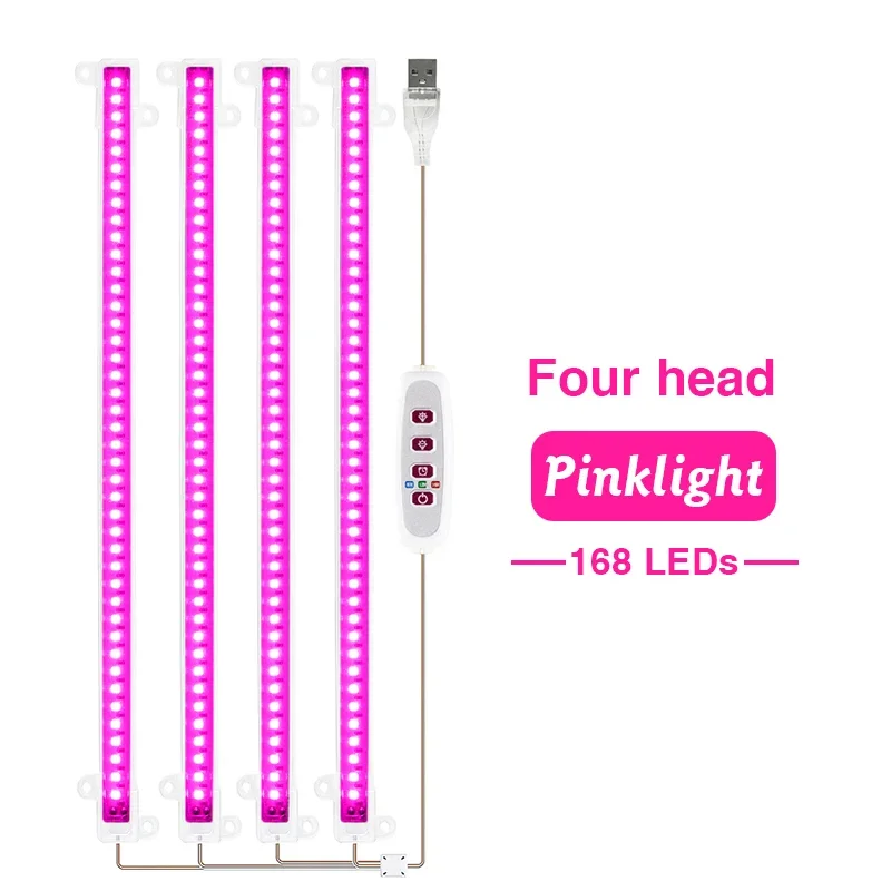 Full Spectrum LED Grow Light USB 5V for Indoor Plants and Seedlings
