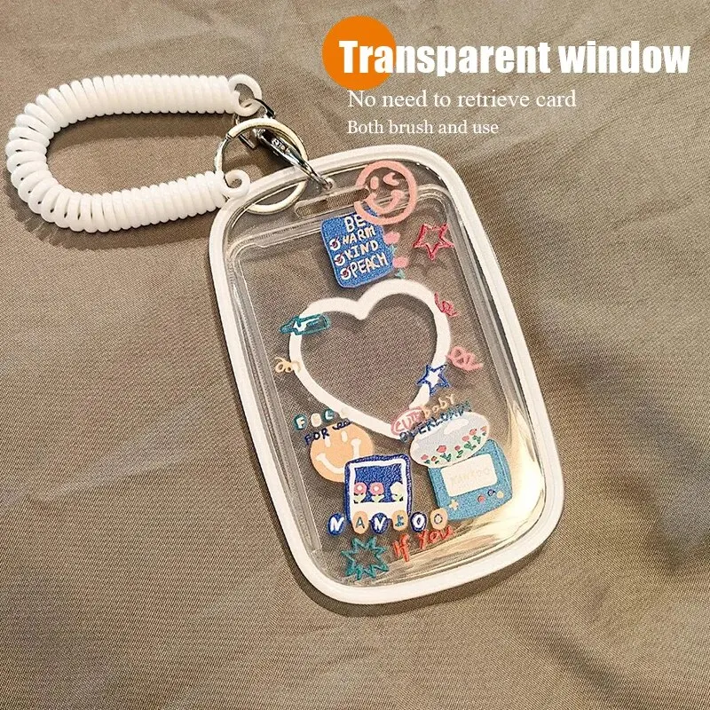 Card protector 1PC Bus Card Set Campus Card Subway Work Factory Brand Ins Set Meal ID Pick-up and Drop off Protec