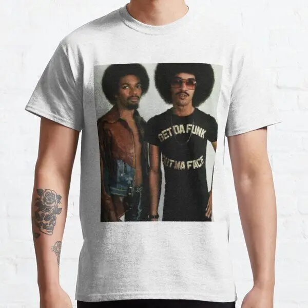 Brothers Johnson Of Funk Diggin Nelle Casse Classic Tee George Louis Johnson