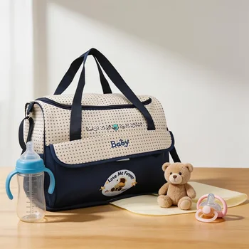 Nuova Borsa Fasciatoio Monospalla Ricamata di Alta Moda, Multifunzionale, Grande Capacità, Portatile e a Tracolla