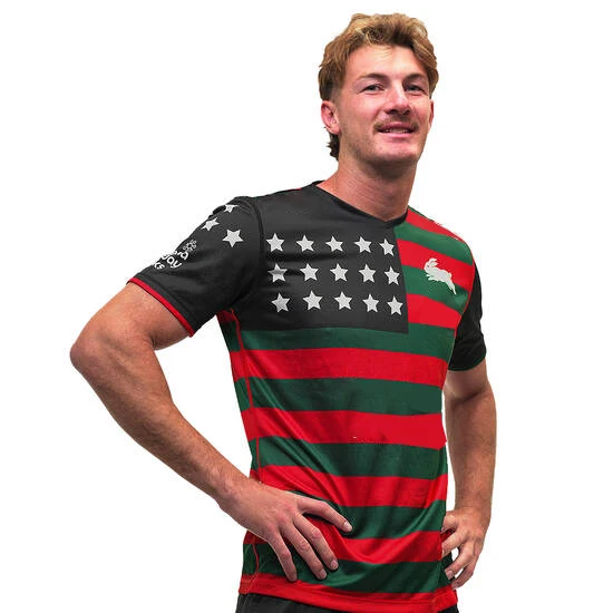 thumbnail image 1 of 2024 Camiseta de Rugby del sur de Sídney Rabbitohs Anzac Indigenous Jersey, 1 of 5