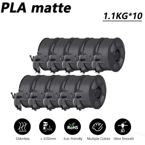 JAYO 3D Printer PLA/PLA Meta/PETG/PLA PLUS/PLA Matte Filament 1.75mm 9/10 Rolls 3D Printing Materials for 3D Printer&3D Pen - Image 11