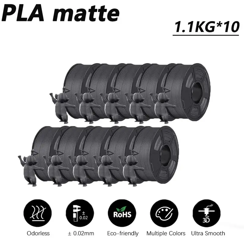 JAYO 3D Printer PLA/PLA Meta/PETG/PLA PLUS/PLA Matte Filament 1.75mm 9/10 Rolls 3D Printing Materials for 3D Printer&3D Pen - Image 11