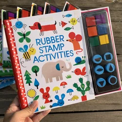Finger Painting Children's Fun Graffiti DIY Seal Stamp Painting Puzzle Parent-child Interactive Game Learning Toys