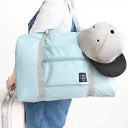 Travel Storage Bag Multi-purpose Large Capacity Compact Travel Bag Glossy Women Handbag Crossbody Luggage Bag Dry For Outdoor