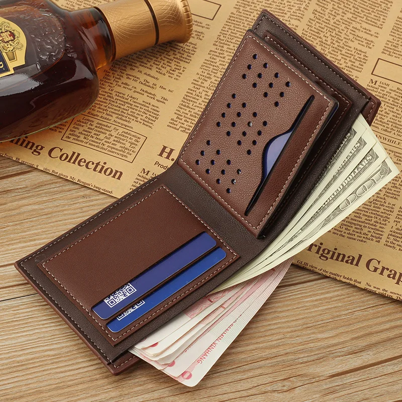 Vintage Men Leather Brand Luxury Wallet Short Slim Male Purses Money Clip  Credit Card Dollar Price Portomon Carteria billetera –