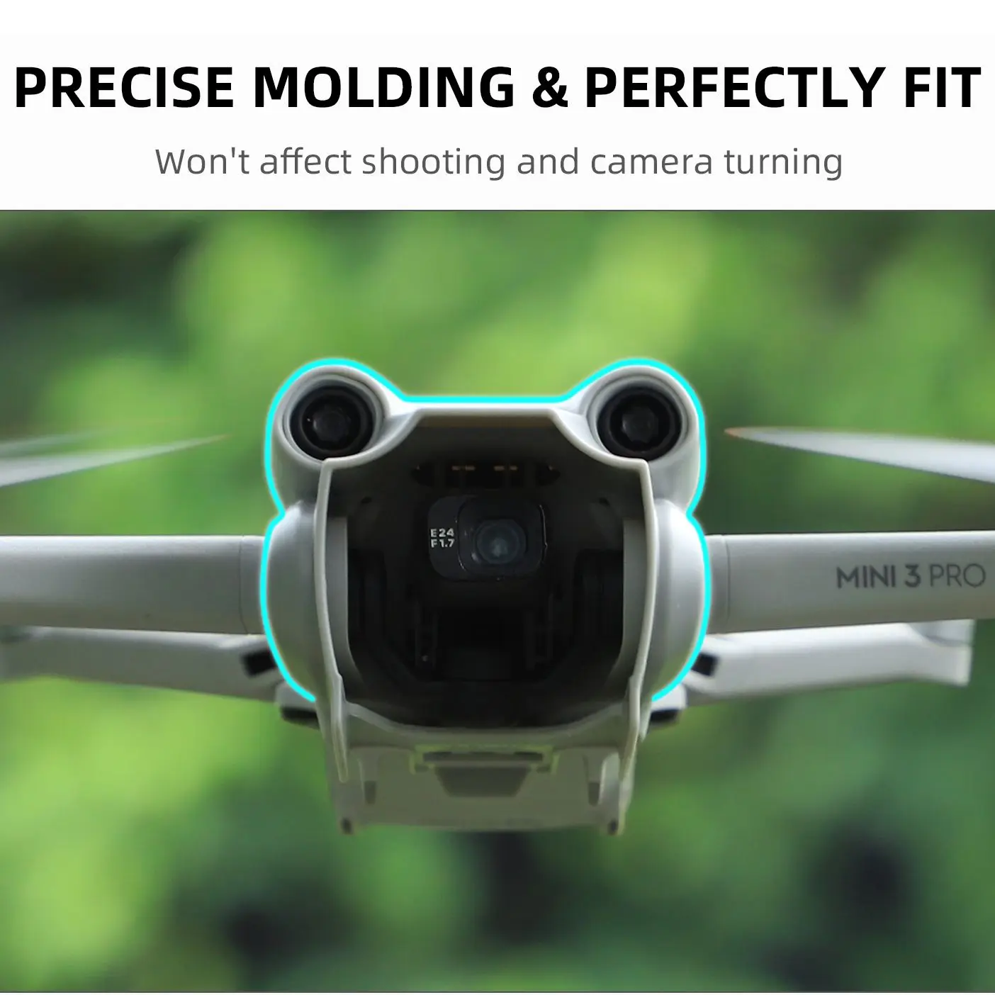 Lens Hood for DJI Mini 3 Pro Anti-glare Gimbal Lens Cover Plastic Sunshade Protective Cover drone accessories RC Drone Accessories