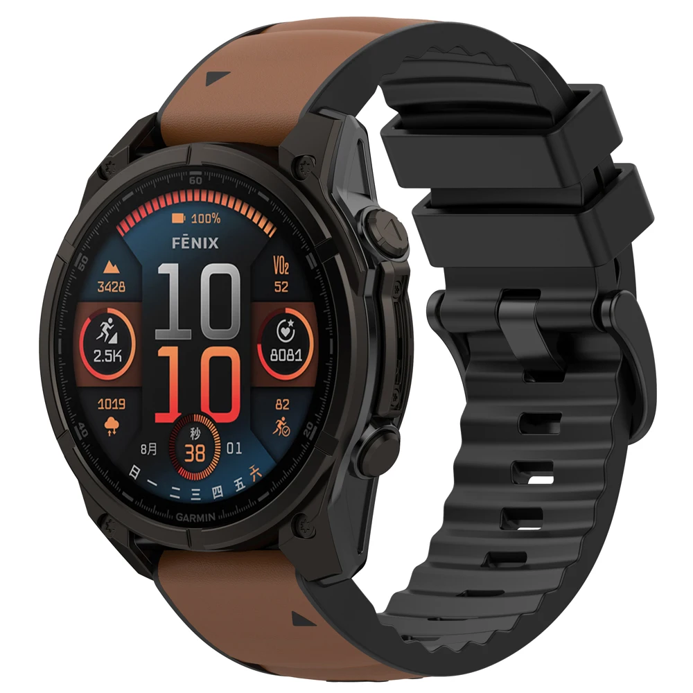 Premium Silicone Leather Quickfit Strap Bracelet