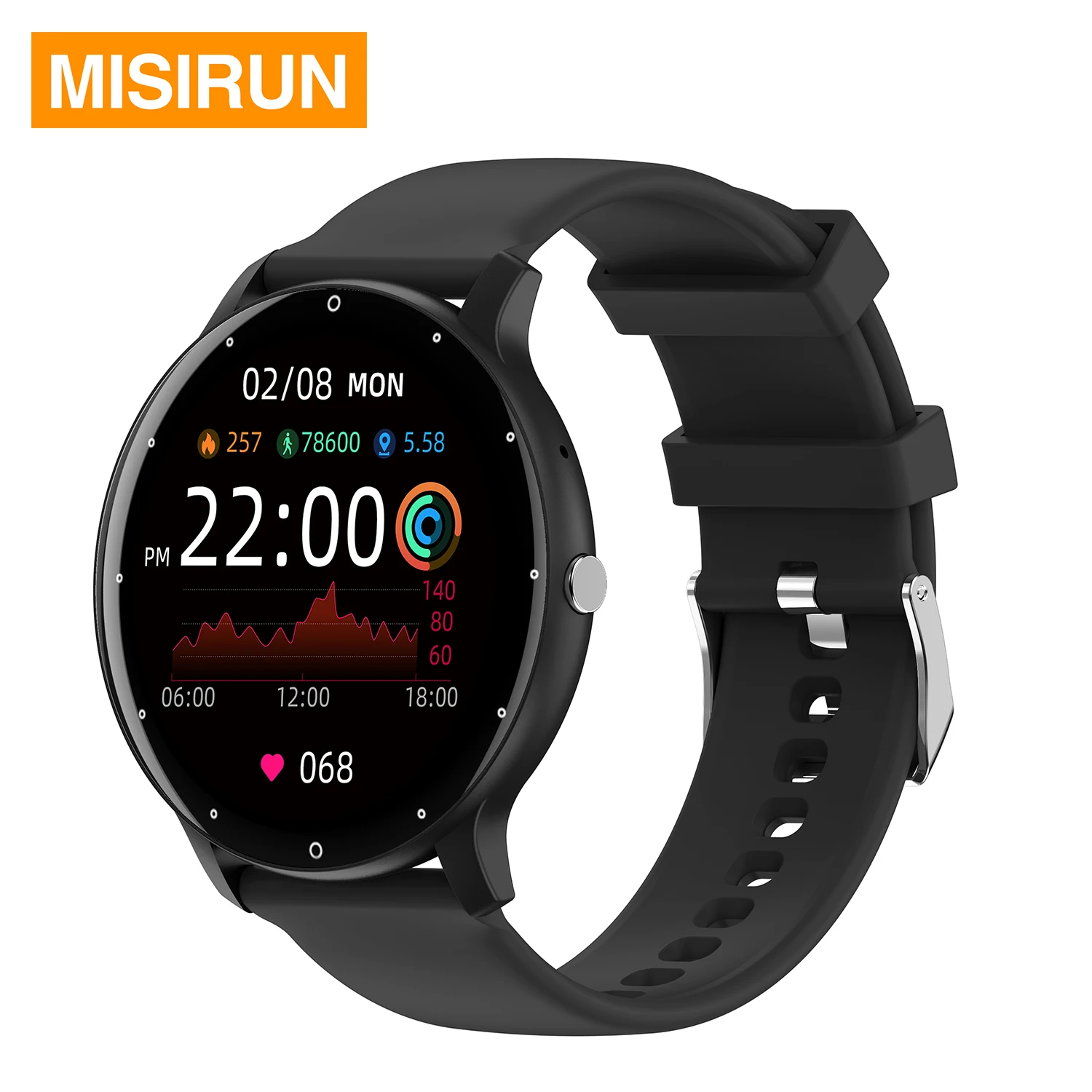 MISIRUN 남녀공용 블루투스 통화 스마트 워치, 24 시간 심박수 모니터링, 스포츠 피트니스 트래커, IP67 방수 스마트워치, 신제품 Best5 MISIRUN 남녀공용 블루투스 통화 스마트 워치, 24 시간 심박수 모니터링, 스포츠 피트니스 트래커, IP67 방수 스마트워치, 신제품 Best5