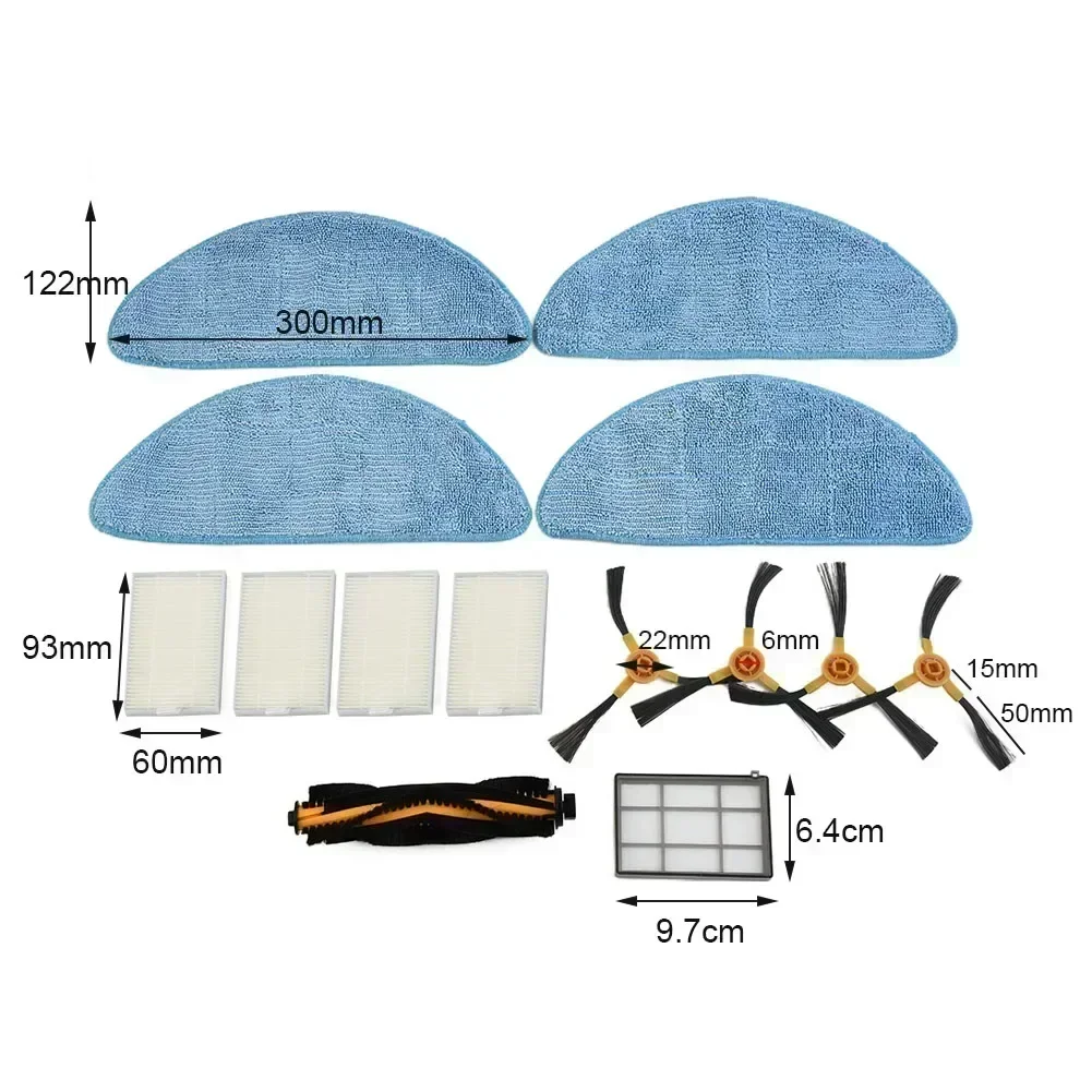 Parts For AENO RC3S RC2S Robot Vacuum Mop For Pads Side Brush Main Brush Filters Household Supplies  Cleaning Accessory In Stock 5