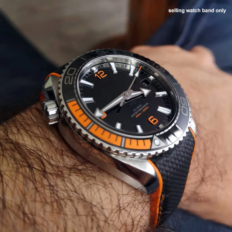 Omega Seamaster Ocean Series Premium Watch Strap - Fabric, Nylon, and Rubber