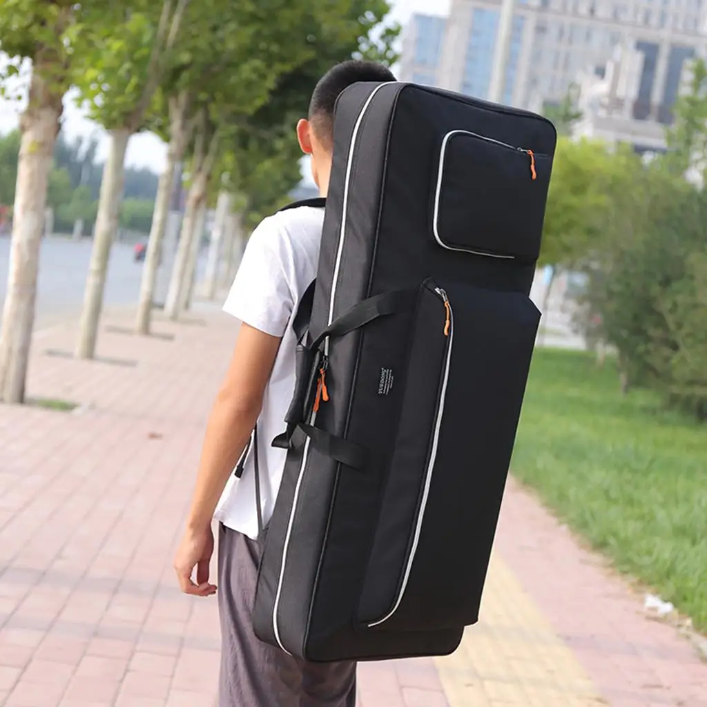 61-note Keyboard bag Piano Case Padded Cotton Inner-39.34x16.93x5.51inch