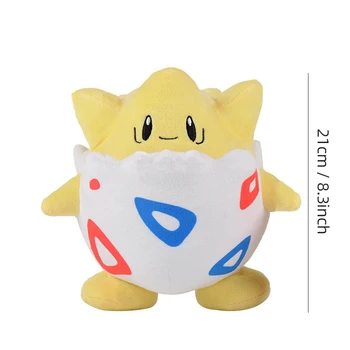 Pokemon Kawaii Togepi Stuffed Toys Cartoon&Cute Plush Dolls Throw Pillow Birthday Gift  For Kids Friends Boys Home Decoration 2