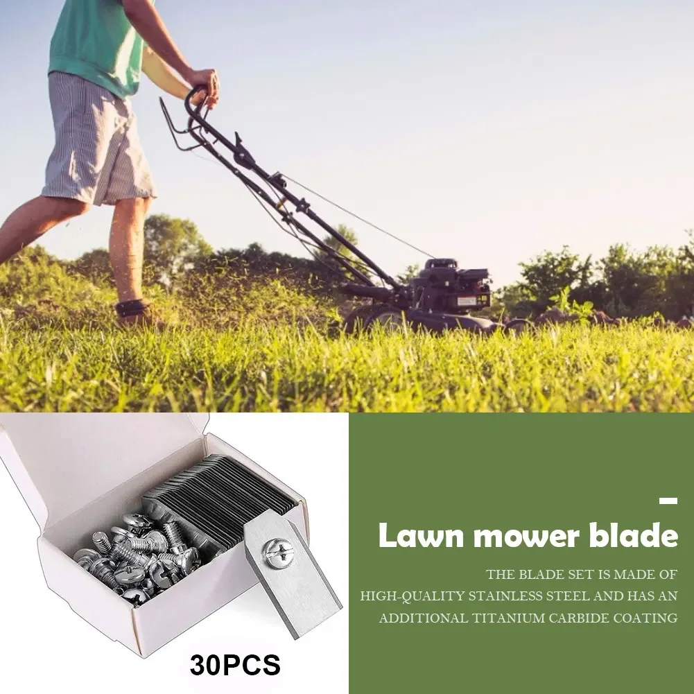 18–150 Stück Edelstahl-Grasschneiderklingen mit Schraube für Husqvarna Automower/Gardena Roboter-Rasenmäher-Reparatur-Mäherklingen – Detail 3