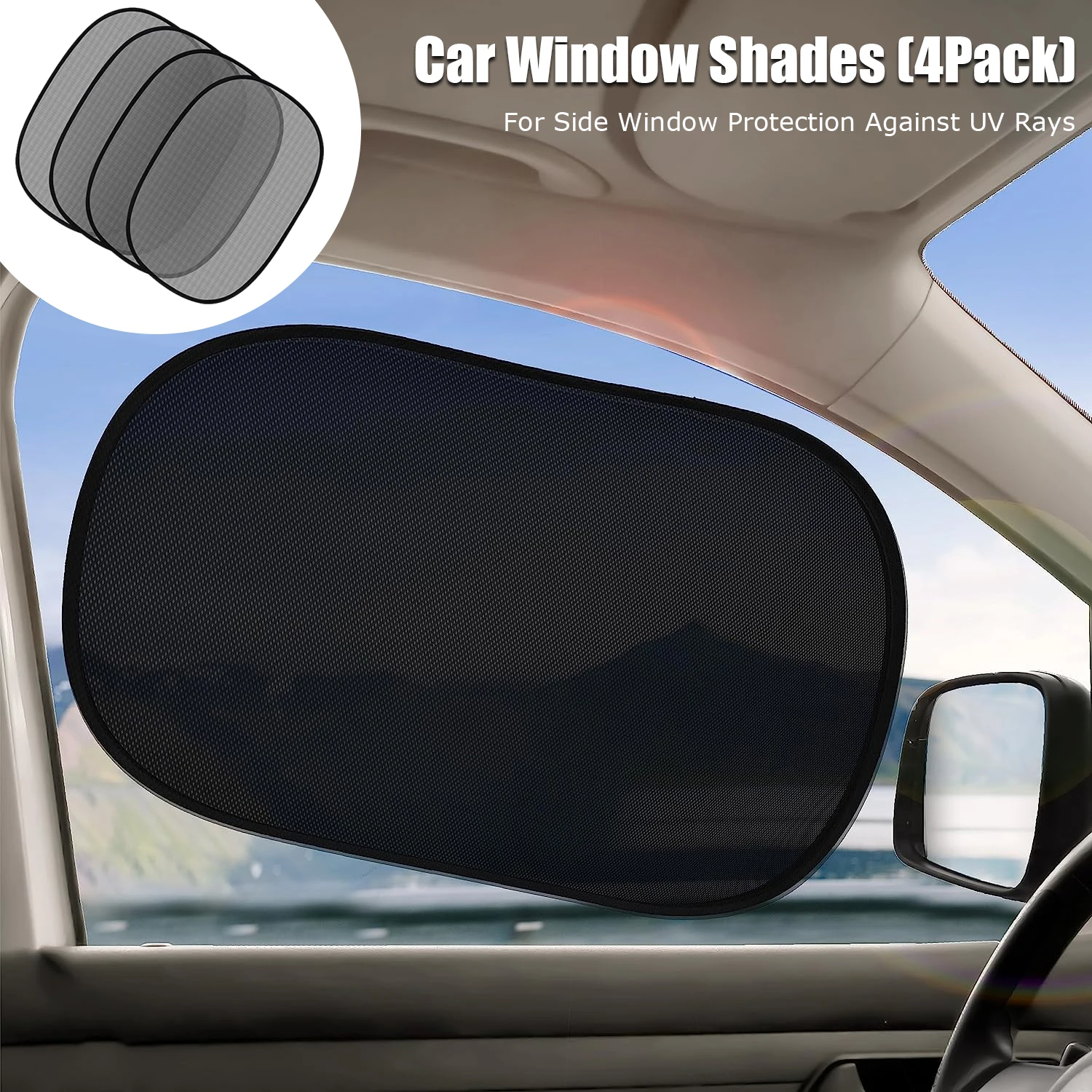 4PacksCarWindowShadeSunshadeforCarGlareandUVRaysWindow