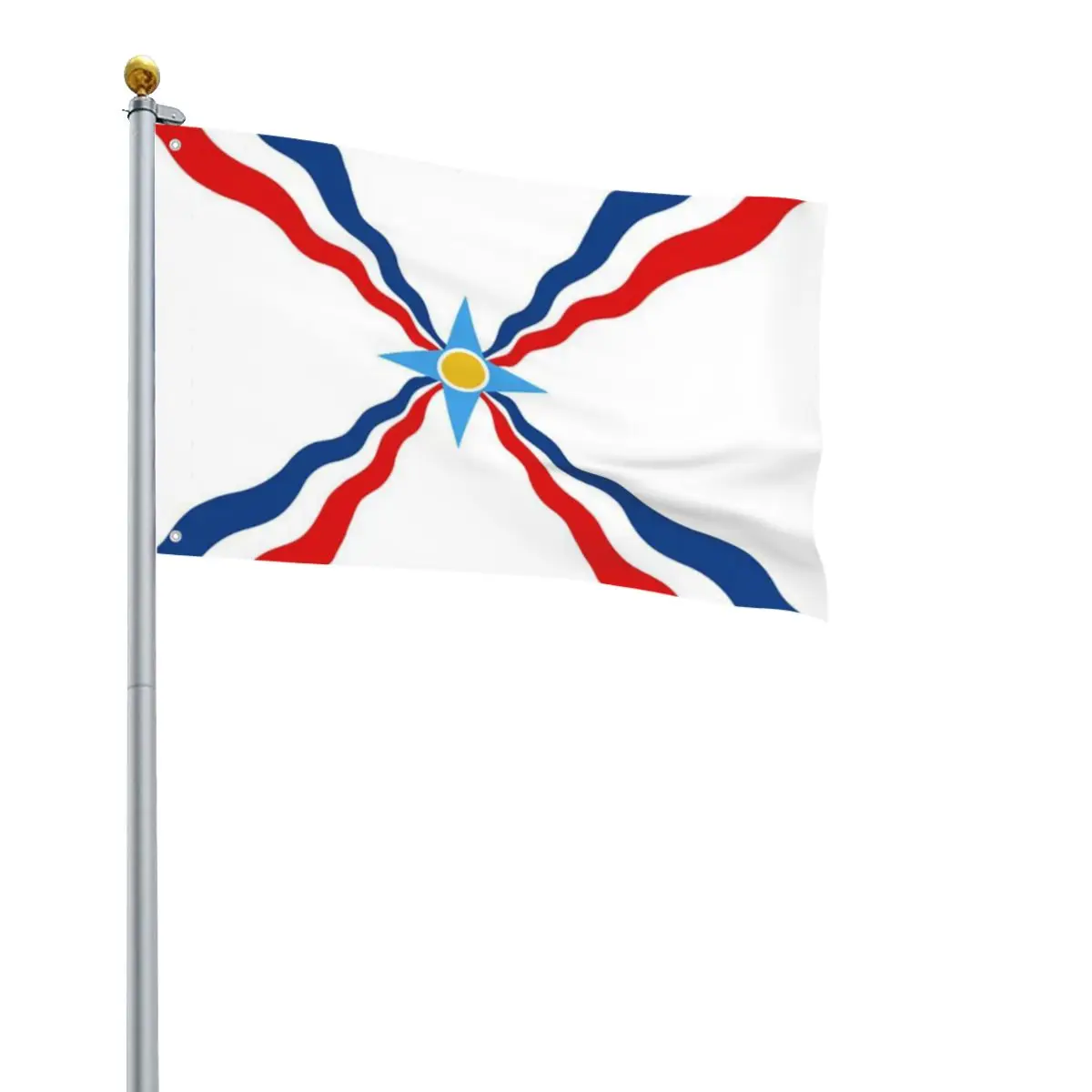 

90x60cm Assyrian Empire Assyria flag Indoor And Outdoor Decoration