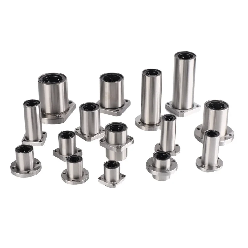 Description Picture 2 of item1PC LMH6LUU LMH8LUU LMH10LUU LMH12LUU LMH13LUU LMH16LUU LMH20LUU Long Type Oval Flange Linear Bearings for CNC Parts 3D Printer