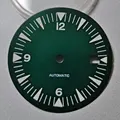 Dark green dial
