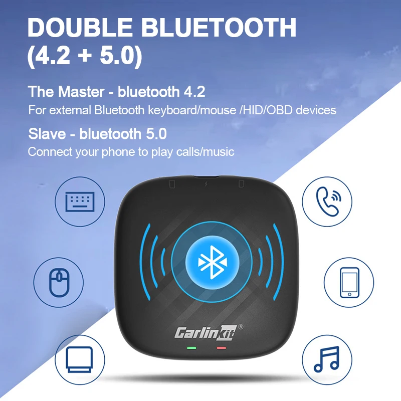 Carlinkit-ȵ̵ 11.0 ε巯 ý AI ڽ ̴ ޴  ī÷, ٱ   USB