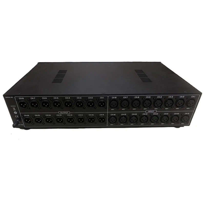 Dante Box Audio Network Transmission Box Supports 16 Analog Balanced Input And Output audio interface For Audio Equipment System