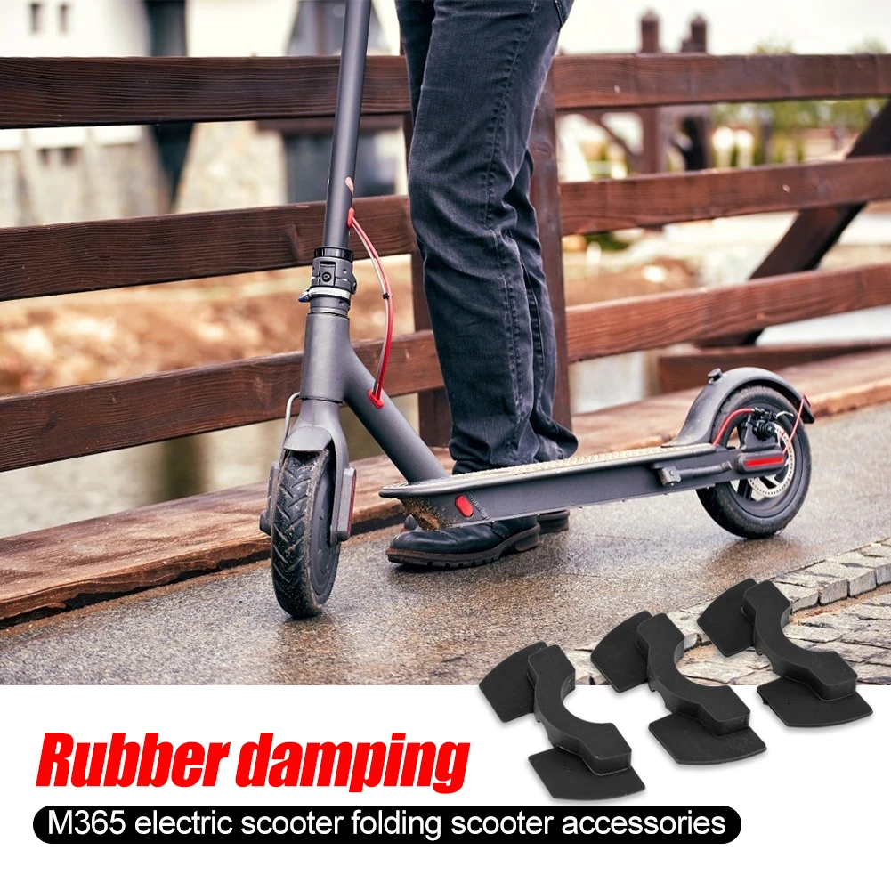 3Pcs Electric Scooter Shake Reducer Wear Resist Front Fork Shake Pad Rubber Vibration Damper Foldable Scooter Accessory