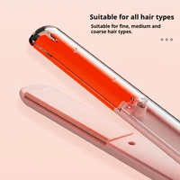 Mini lisseur portable 2 en 1, lisse et boucle, 25W faible puissance, revêtement céramique, chauffe rapide en 30s, anti-brûlure, idéal pour les voyages 2