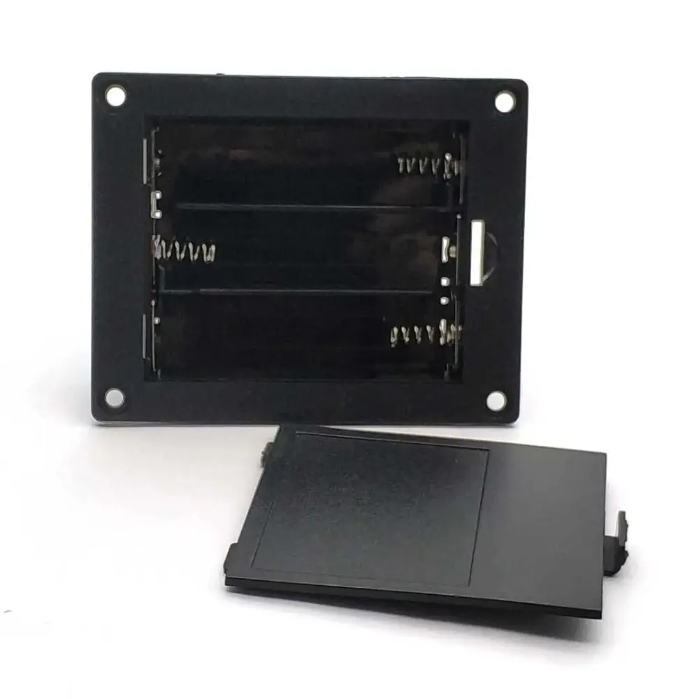 5개 18650 배터리 케이스 홀더 두꺼운 재질 니켈 스트립 보드 빈 박스 18650 배터리용 빈 박스 ABS 플라스틱