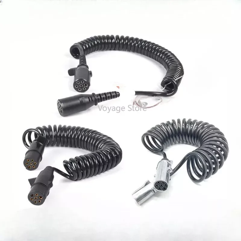 

Подходит для Delong X3000, новинка, соединительный провод для прицепа M3000, спиральный семижильный провод, свинцовый провод для автомобиля с семью отверстиями, кабель питания