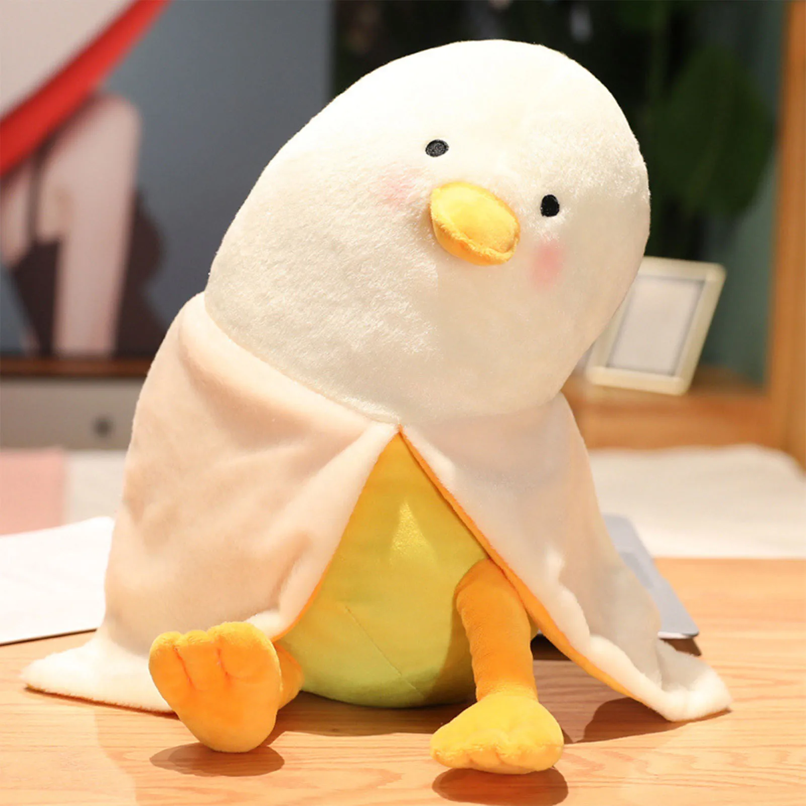 Plush Banana Duck Toy Cute Hugging Plush Pillow Duck Stuffed Animal For