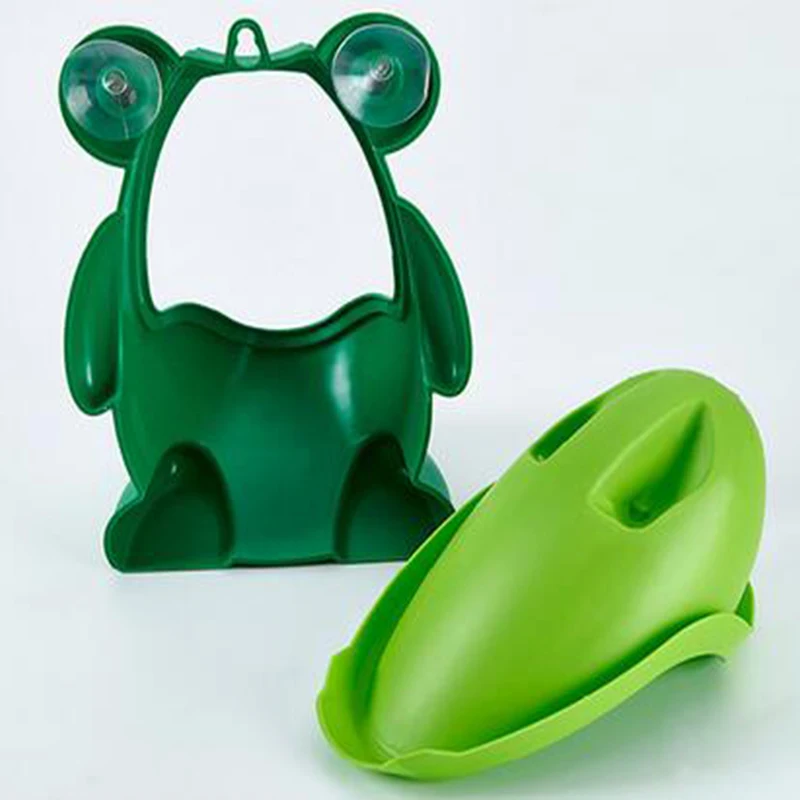 Baby Boys Standing Potty Frog Shape Wall-Mounted Urinals Toilet Training Children Stand Vertical Urinal Potty Pee Infant Toddler 2