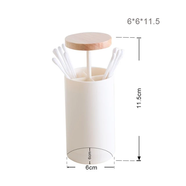 Pop-up Toothpick Holder Cotton Swabs Box Automatic Storage Case Dispenser  Dental Floss Storage Container Home Decor - AliExpress