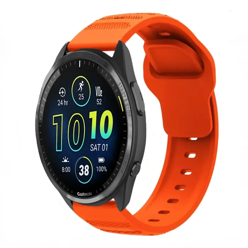 Comfortable & Breathable Silicone Wristband, 20mm/22mm, Replaceable Strap for Smartwatches