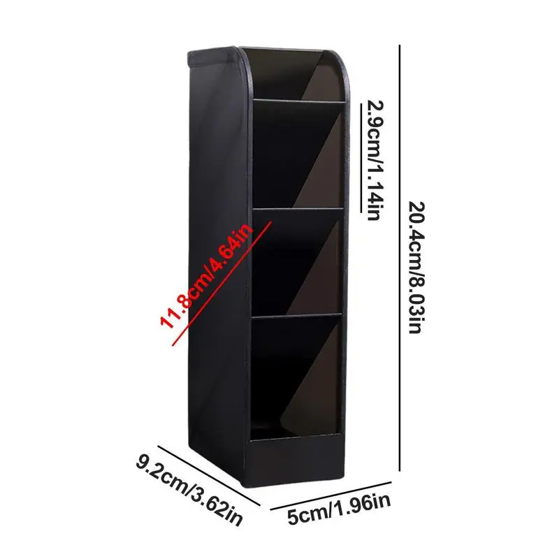 Pen Storage Organizer Marker Desk Organizer 5 Grid Pen Holder Storage Multifunctional Thickened Desktop Holder Large Capacit