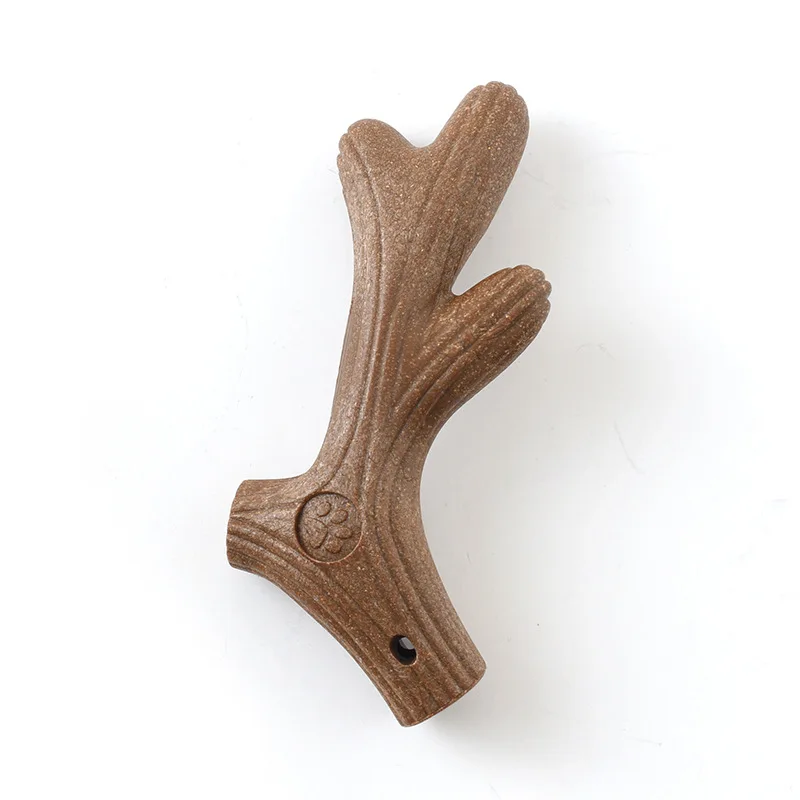 Pet Dog Chew Toys Teeth Clean Stick Interesting Pine Wood Cute Bone Shape Durable Bite Puppy Interactive Toy Pet Supplies 5