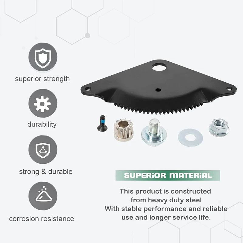 Sostituzione del Kit di ricostruzione dell'ingranaggio del pignone del settore dello sterzo per Husqvarna Craftsman Ayp bayer 532194732 194732 tosaerba per trattore da giardino