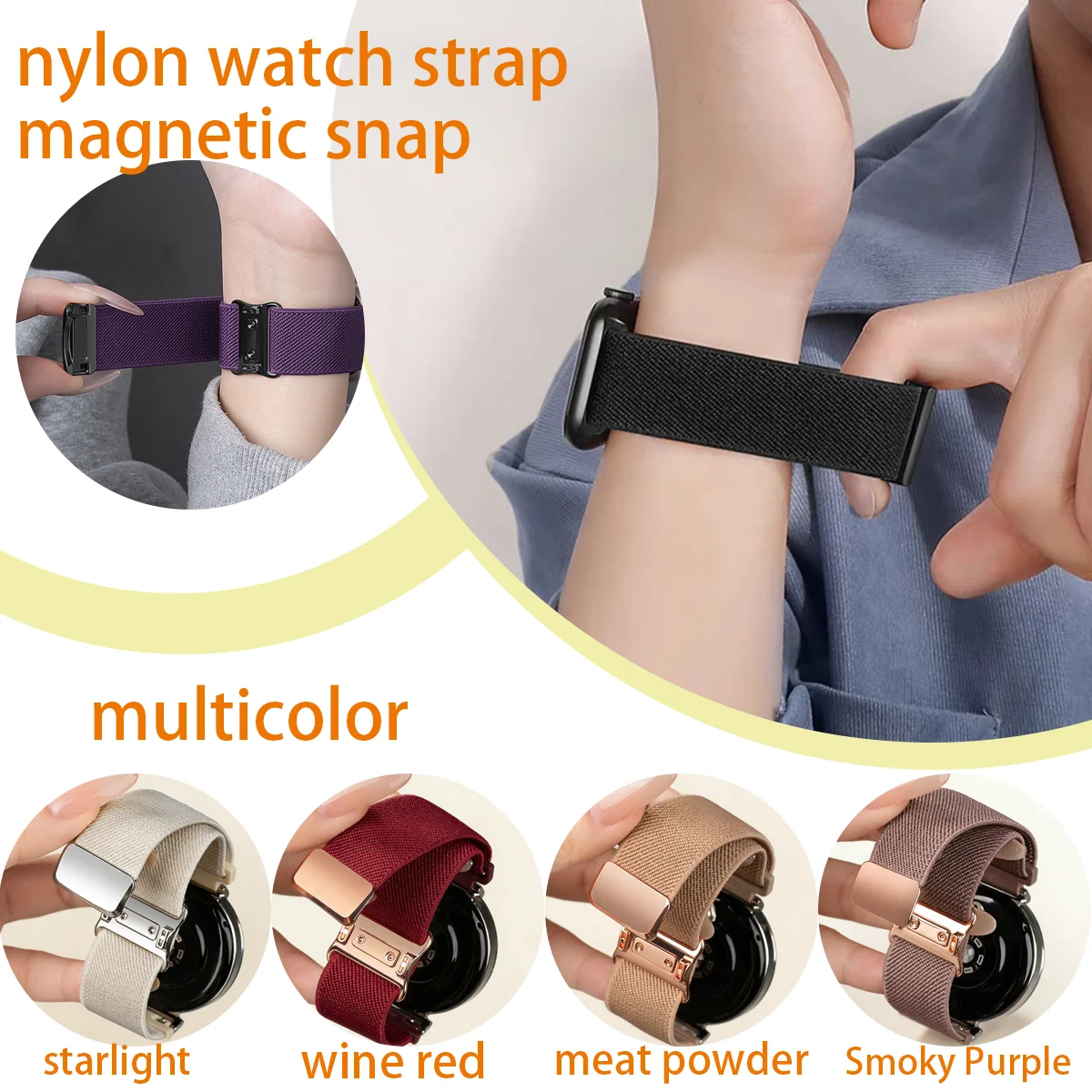 Sport Nylon Watch Strap - Versatile and Durable Band