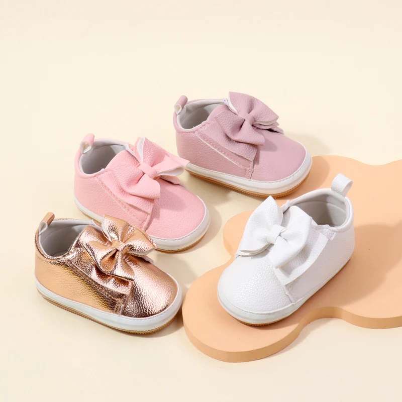 Baby Girl Shoes Soft PU for 0-9-18 Months Toddler Prewalking Outdoor Beautiful Cute Butterfly Bowknot BXC4143 baby shoes,soft sole shoes