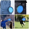 350ml Folding Portable Silicone Dog Bowl With Carabiner Outdoor Bowl Dish for Dog Pet Cat Food Water Feeding Dog Bowls 5