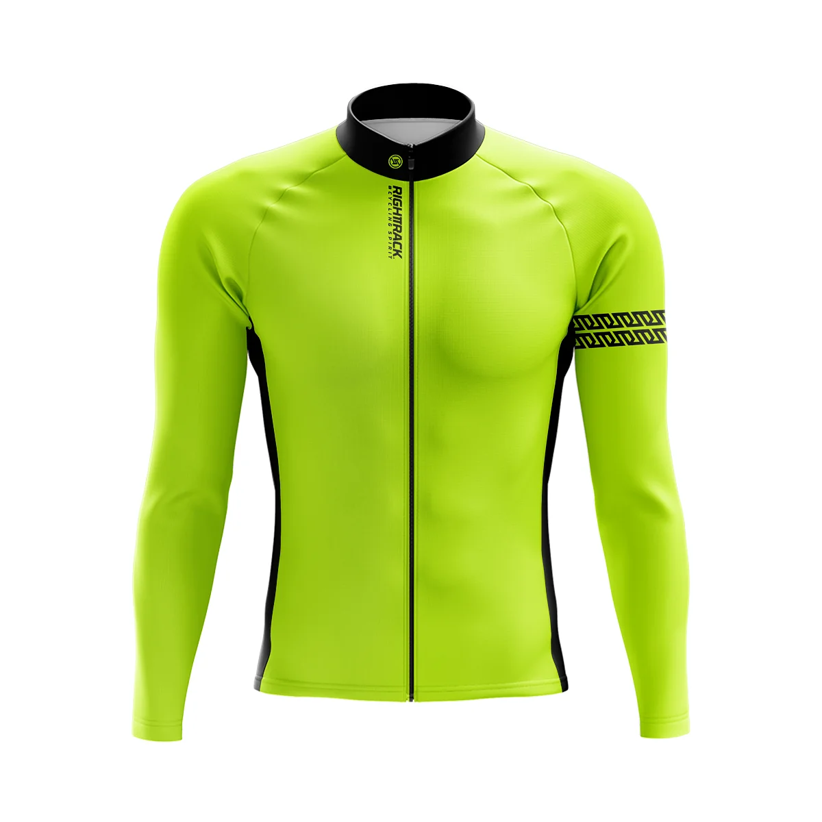 Nueva camiseta de ciclismo de invierno para hombre, de manga larga, polar, térmica, colorida, ropa de ciclismo RIGHTTRACK, ropa superior para bicicleta de montaña
