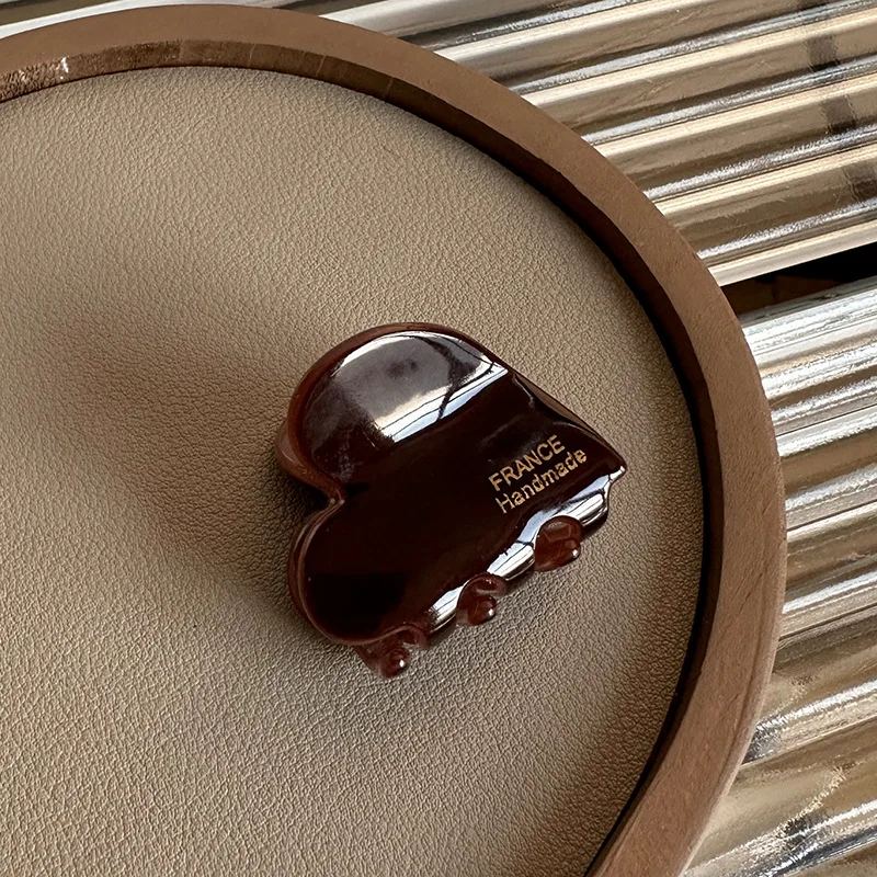 1/5 stücke Essigsäure Haar Klaue Kreative Herzförmige Haar Greifer Für Frauen Mädchen Exquisite Halb Gebunden Haar Clip haar Zubehör – Detail 10