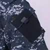 Men's Outdoor Multi-pocket Suit Blue Digital Clothing Wear resistant Breathable Work Clothes Men's Camping Hiking Hunting Suits 2