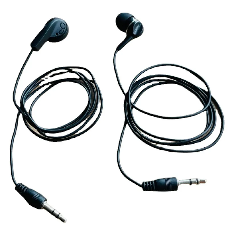Single Side Earphone Mono Earbuds in Ear Noise Isolating Headphone 3.5mm Plug Reinforced Cord for Android Phone MP3 Players 6