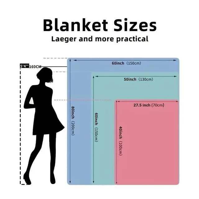 Leaf Pattern Flannel Blanket 6