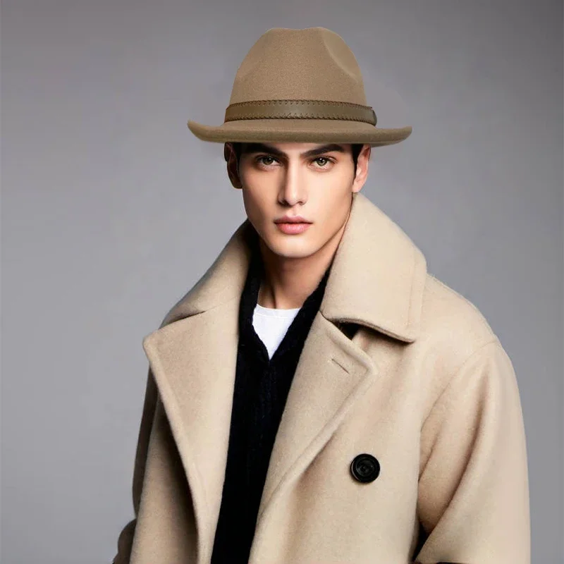 Klassischer Bowler Hat - Retro Derby Hut Für Damen & Herren In Khaki